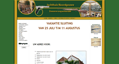 Desktop Screenshot of jachthuisnoordgouwe.nl